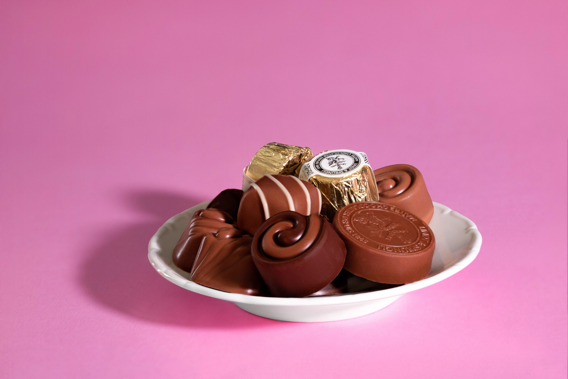 plate of chocolate treats